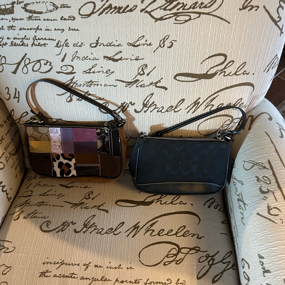 Two vintage Coach Purses